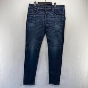 Rag bone Jeans Men's 38 Blue Denim Dark Wash Standard Issue Extra Slim New york